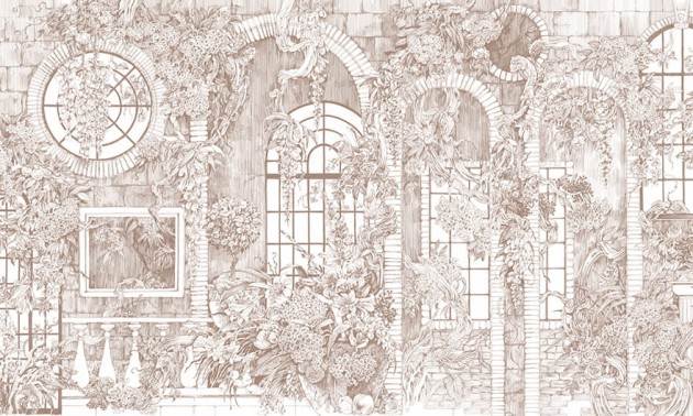 Wonderwall 35 0632 04 Sevilla - mural w architektonicznym stylu