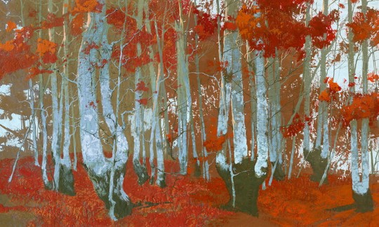 Wonderwall 35 0629 05 Santal - mural w motyw lasu