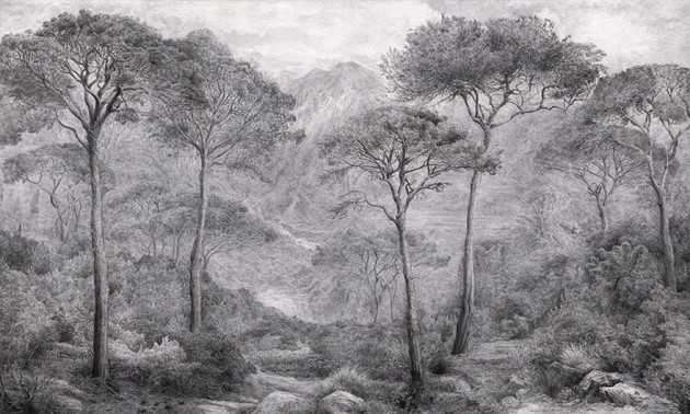 Wonderwall 35 0562 01 Bellagio - mural w motyw egzotycznego lasu