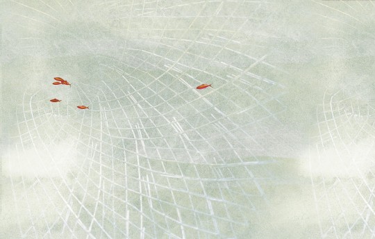 Wall&decò WET_AN2401 Wet System 2024 Anassa - mural w ryby