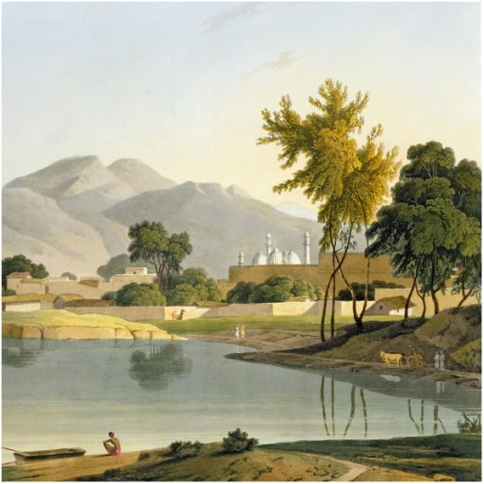 Les Dominotiers DOM_12/6_SM Volume 2 Nijeibabad - mural w indyjski krajobraz