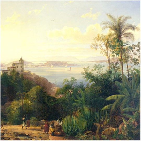 Les Dominotiers DOM_12/7_SM Volume 2 Gloria - mural w egzotyczny krajobraz