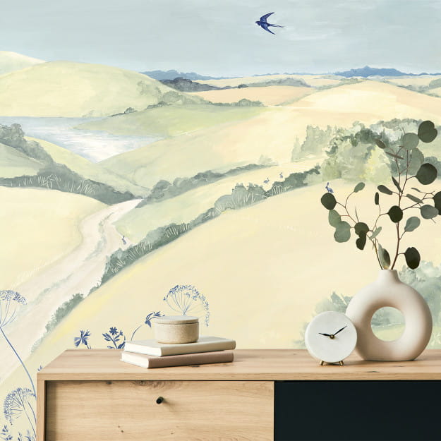 Les Dominotiers DOM_801 A World of Tales Cent lièvres - mural w krajobraz