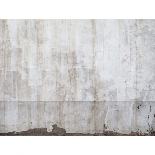 Les Dominotiers DOM_415_SM Volume 6 Textures Brut White Patina Wall Blanc - mural z efektem patyny