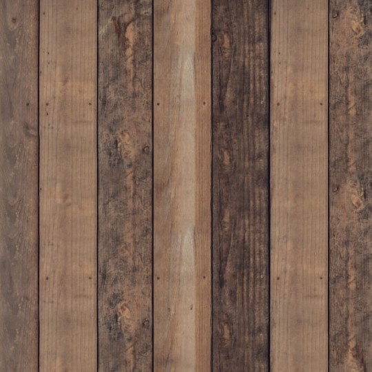 Les Dominotiers DOM_422_SM Volume 6 Textures Brut Dark Wood Wall Marron - mural imitujący brązowe drewniane deski