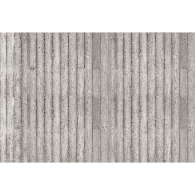 Les Dominotiers DOM_433_SM Volume 6 Textures Brut Concrete Stripes Gris - mural imitujący betonowe listwy