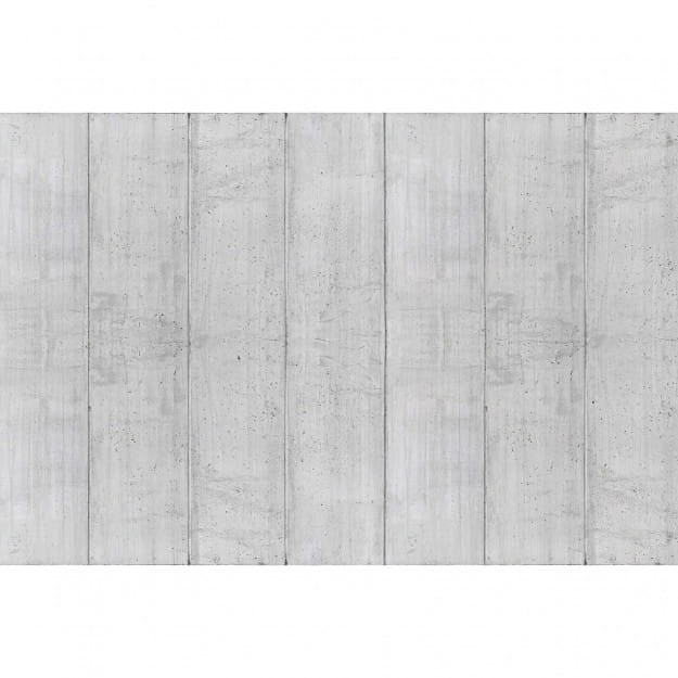 Les Dominotiers DOM_434_SM Volume 6 Textures Brut Concrete Big Stripes Gris - mural imitujący betonowe listwy