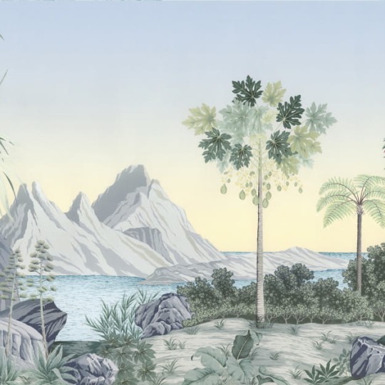 Les Dominotiers DOM_601_SM Volume 8 Moris Isle de France - mural w tropikalne pejzaże