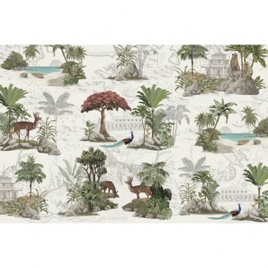 Les Dominotiers DOM_603-1_SM Volume 8 Moris Héritage Sans Cannage - mural w tropikalne pejzaże