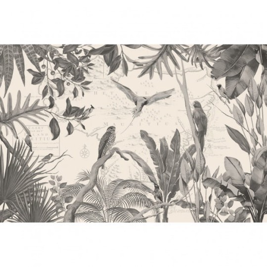 Les Dominotiers DOM_605_SM Volume 8 Moris Bel Air - mural w roślinny motyw i ptaki
