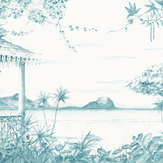 Les Dominotiers DOM_609_SM Volume 8 Moris Le Morne - mural w tropikalny morski krajobraz