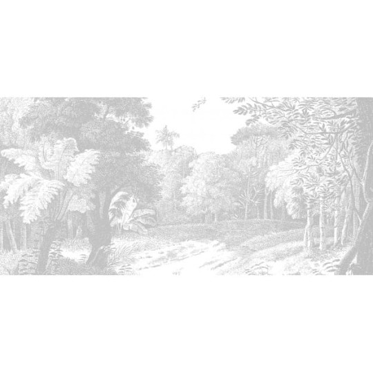 Les Dominotiers DOM_610_SM Volume 8 Moris Ebony Forest - mural w egzotyczny las