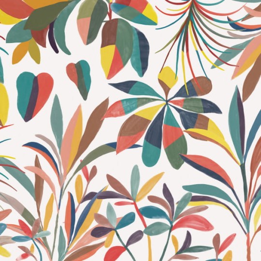 Les Dominotiers DOM_613_SM Volume 8 Moris Rainbow Leaves - mural w kolorowe liście