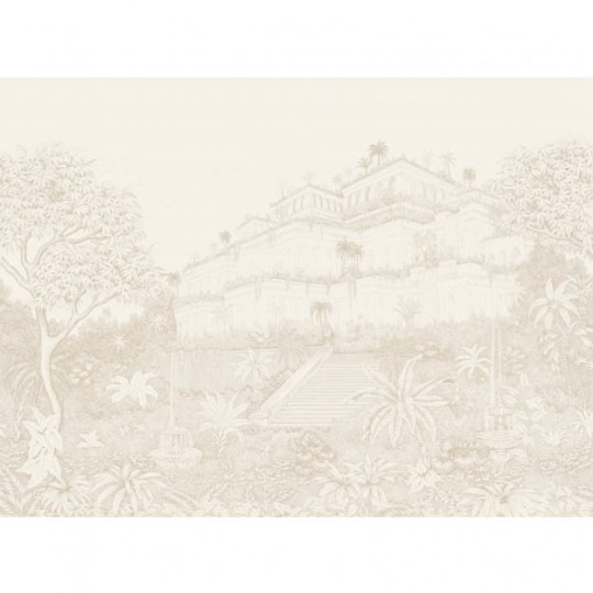 Les Dominotiers DOM_3001 Volume 13 Jardins Jardin suspendu doré - mural inspirowany ogrodami Semiramidy