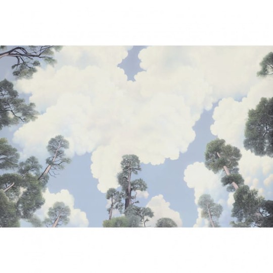 Les Dominotiers DOM_3008 Volume 13 Jardins Sieste Au Jardin - mural w chmury i drzewa