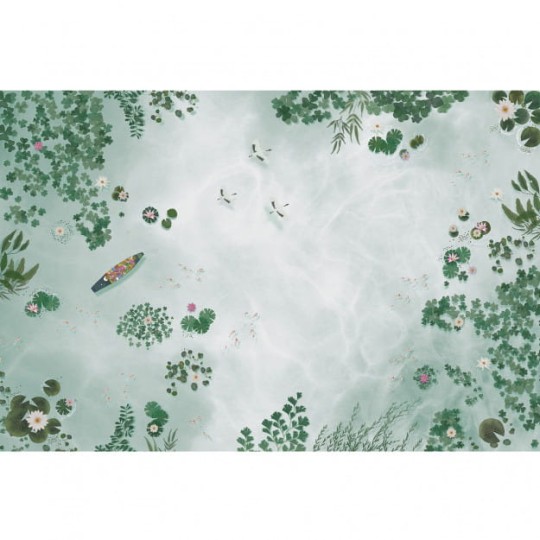 Les Dominotiers DOM_3009 Volume 13 Jardins Jardin Flottant - mural w jezioro w japońskim stylu