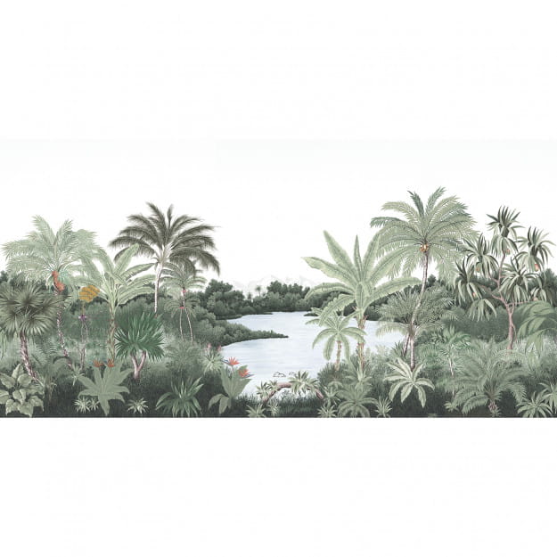 Les Dominotiers DOM_501_SM Volume 7 Contrees Lointaines Hanalei Green - mural w egzotyczny krajobraz