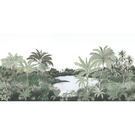 Les Dominotiers DOM_501_SM Volume 7 Contrees Lointaines Hanalei Green - mural w egzotyczny krajobraz