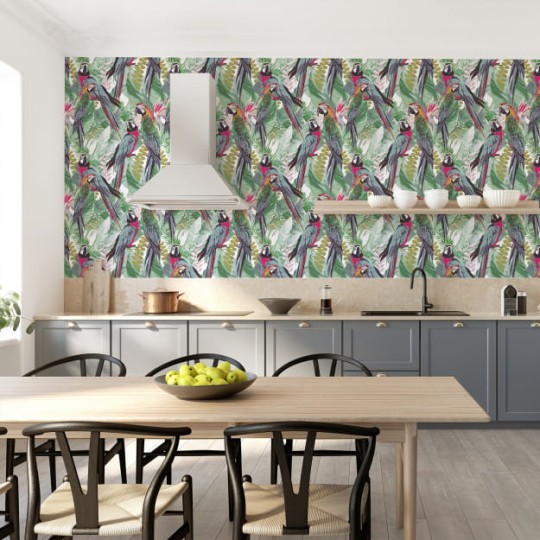 Les Dominotiers DOM_120_VL Volume 1 Perroquets - mural w papugi