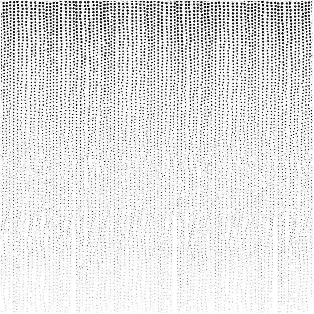 Les Dominotiers DOM_7/5_VL Volume 1 Rain Drops Black And White - mural w kropki