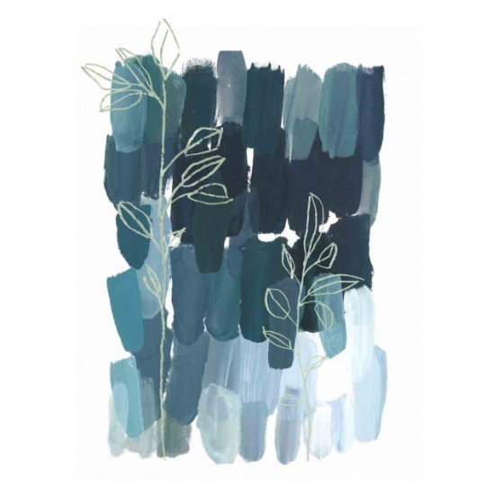 Les Dominotiers DOM_1520_SM Volume 4 La Forêt - mural w abstrakcyjny motyw roślinny