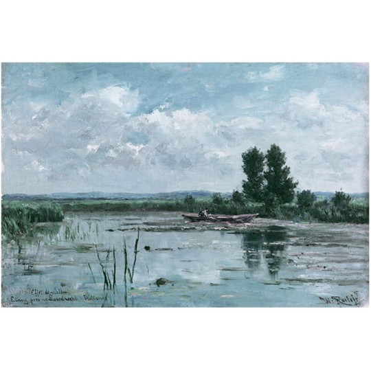 Les Dominotiers DOM_151_SM Volume 4 Morning Lake - mural w jezioro