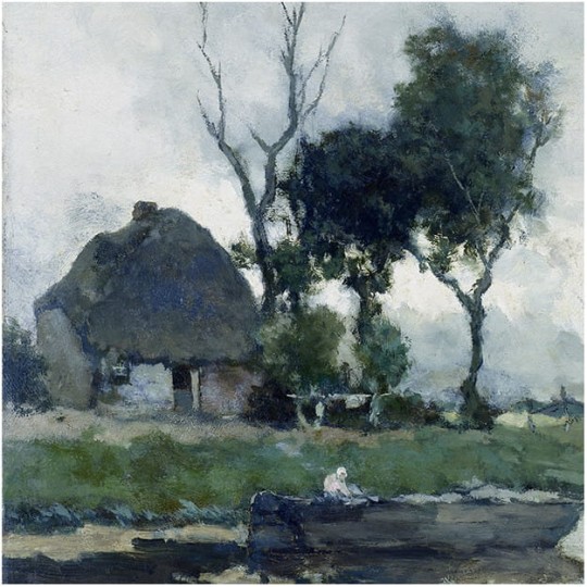 Les Dominotiers DOM_154_SM Volume 4 Autumn Lake - mural w jezioro