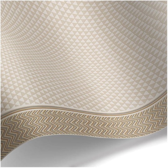 Les Dominotiers AFDC_AFDC201/3 Magic Garden Puck Stripe - tapeta geometryczna
