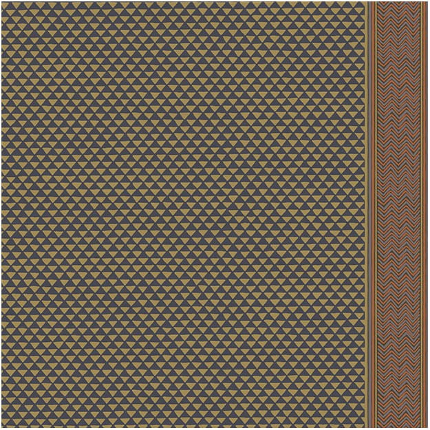 Les Dominotiers AFDC_AFDC201/6 Magic Garden Puck Stripe - tapeta geometryczna