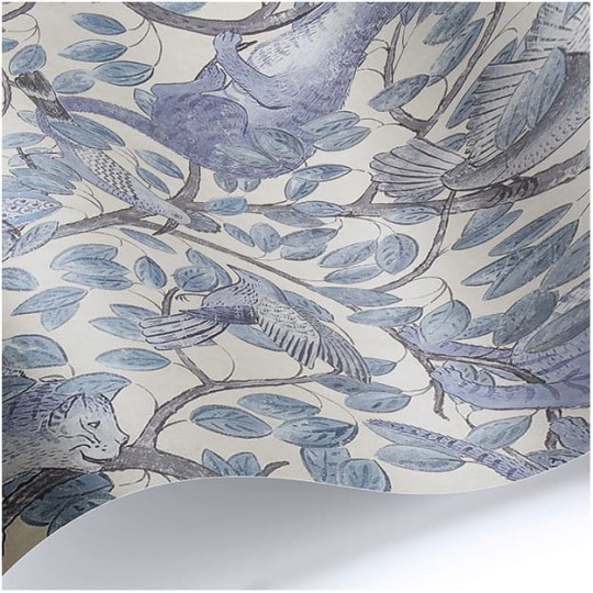 Les Dominotiers AFDC_AFDC202/3 Magic Garden Zippy's Hide & Seek - tapeta w roślinny motyw i koty