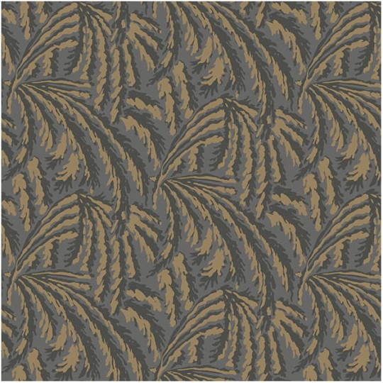 Les Dominotiers AFDC_AFDC203/3 Magic Garden Willow - tapeta w roślinny motyw w stylu art deco