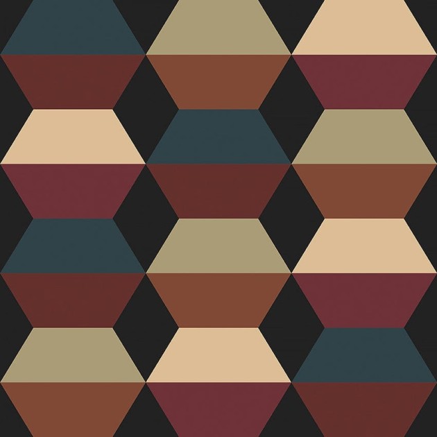 Boras Tapeter 4752 Graphics Prisma Multi - tapeta geometryczna