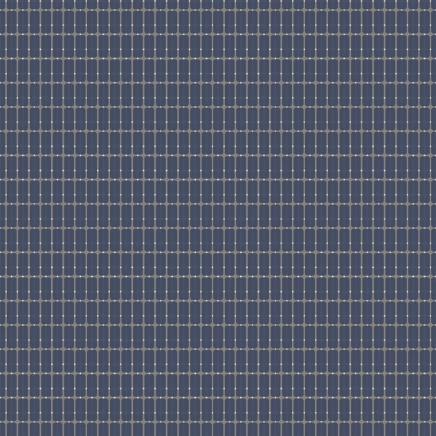 Boras Tapeter 1965 Graphics Alvar Aalto M.I.T Blue - tapeta w kratkę