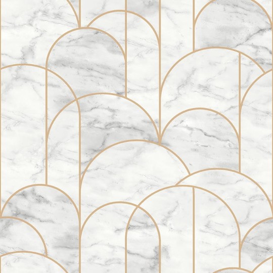 Boras Tapeter 4750 Graphics Arch White - tapeta w łuki na marmurowym tle