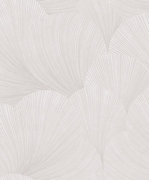 Boras Tapeter 4742 Graphics Mirage White - tapeta w liście miłorzębu