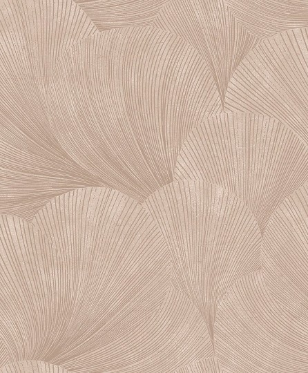 Boras Tapeter 4744 Graphics Mirage Pink - tapeta w liście miłorzębu