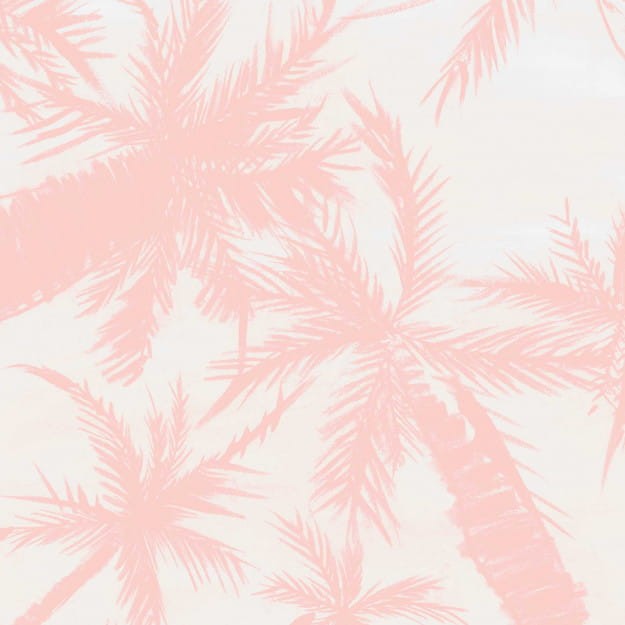 Les Dominotiers DOM_1410-2 Volume 3 Royal Palm Pink - mural w delikatne palmy
