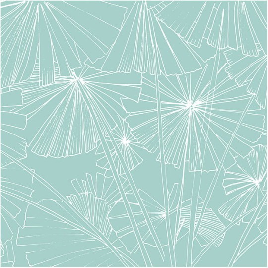 Les Dominotiers DOM_1412-2 Volume 3 Sagamore Green - mural w japońskie parasole