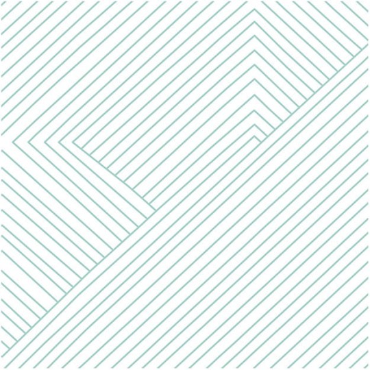 Les Dominotiers DOM_143-2 Volume 3 Cardozo Green - mural w linie w geometrycznym stylu