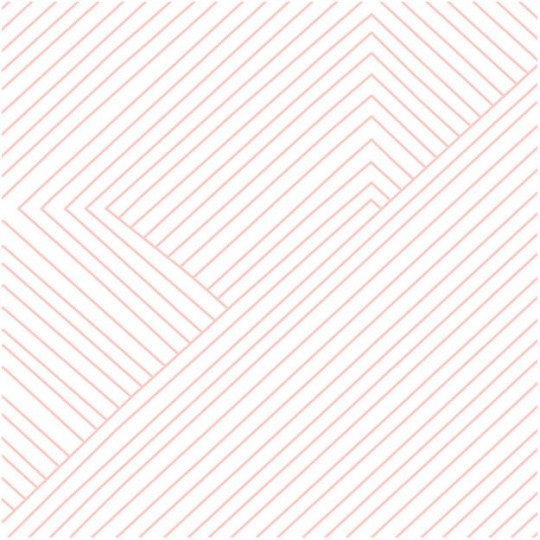 Les Dominotiers DOM_143-3 Volume 3 Cardozo Pink - mural w linie w geometrycznym stylu