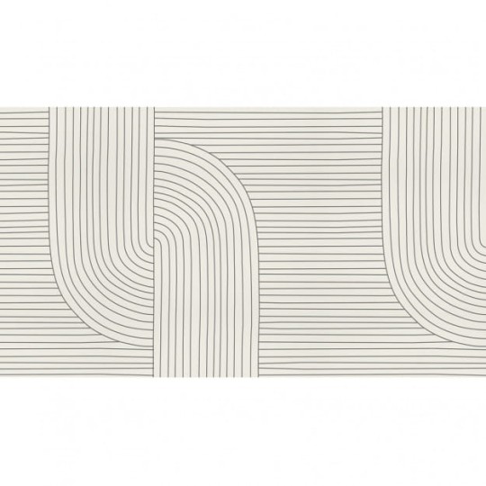 Les Dominotiers DOM_705 Volume 9 Abstraction Lines Black & beige - mural w linie