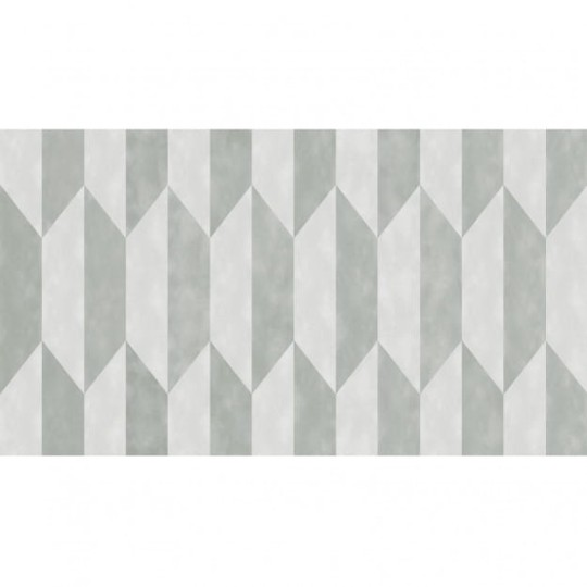 Les Dominotiers DOM_711 Volume 9 Abstraction Hexa Green - mural w geometrycznym stylu
