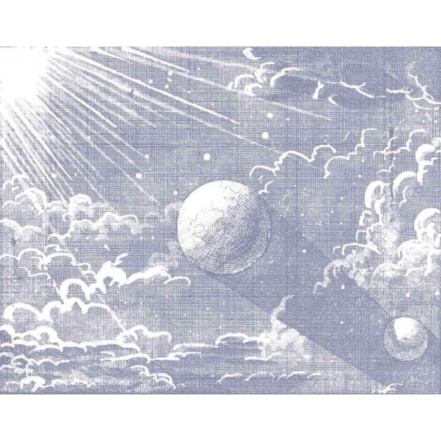 Les Dominotiers DOM_300/1 Volume 5 Starmap Midnight - mural w rycinę nieba