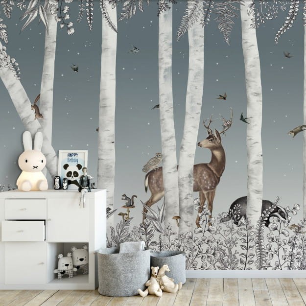 Les Dominotiers DOM_303/1 Volume 5 Woody Chesnut Midnight - mural w jelenie