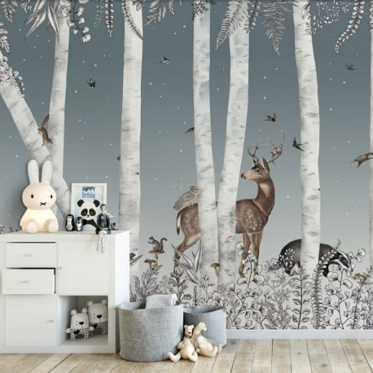 Les Dominotiers DOM_303/1 Volume 5 Woody Chesnut Midnight - mural w jelenie
