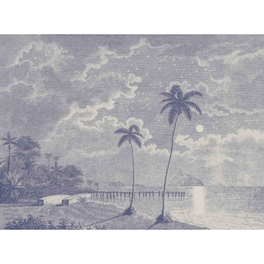 Les Dominotiers DOM_308/1 Volume 5 Palmar Midnight - mural w delikatne palmy