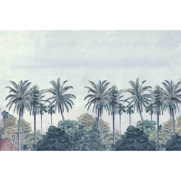 Les Dominotiers DOM_310/1 Volume 5 Palm Grove Blue - mural w palmy