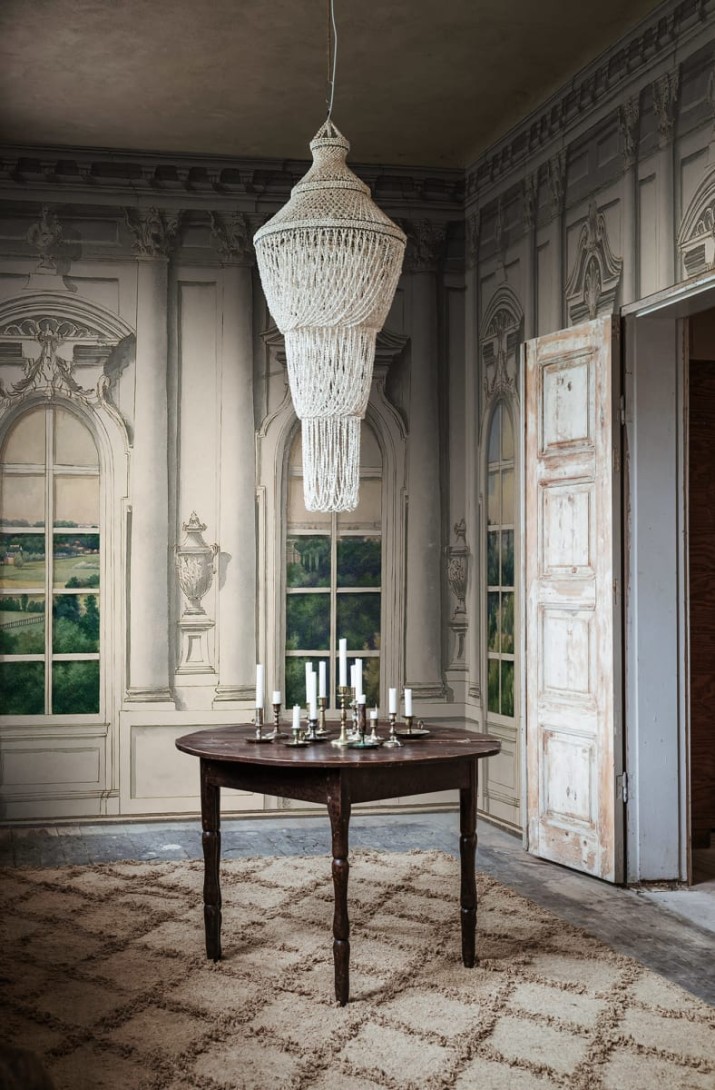 Rebel Walls R18806 Scenic Landscapes Ballroom Windows Vintage - mural w architektonicznym stylu