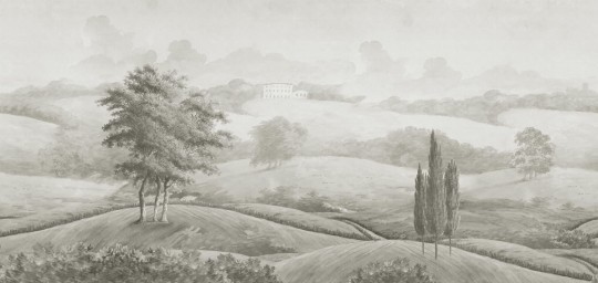 Rebel Walls R20067 Scenic Landscapes Palace Garden Beige - mural w krajobraz