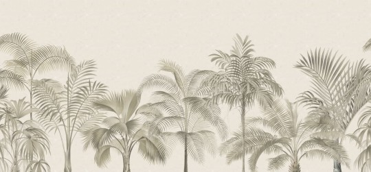 Rebel Walls R18836 Scenic Landscapes Retro Jungle Beige - mural w palmy